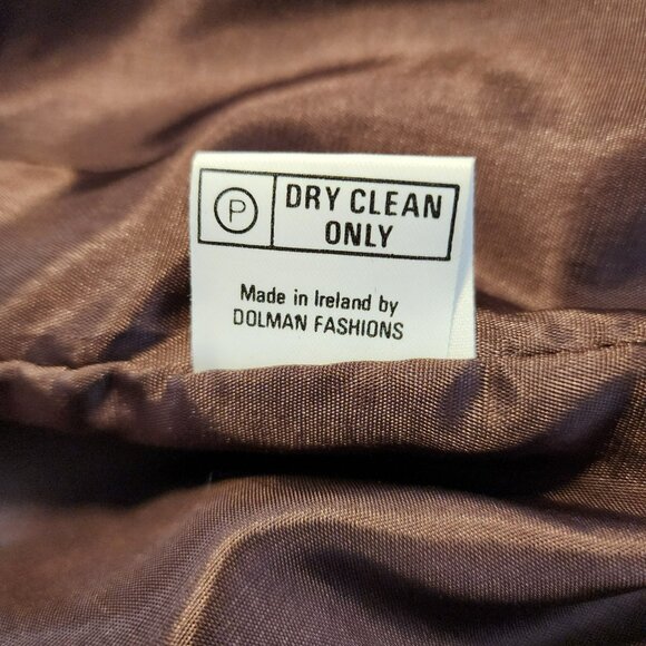 Dorene Blazer 14 | Pure New Wool | Brown | Regular | Made in Ireland - Picture 4 of 12